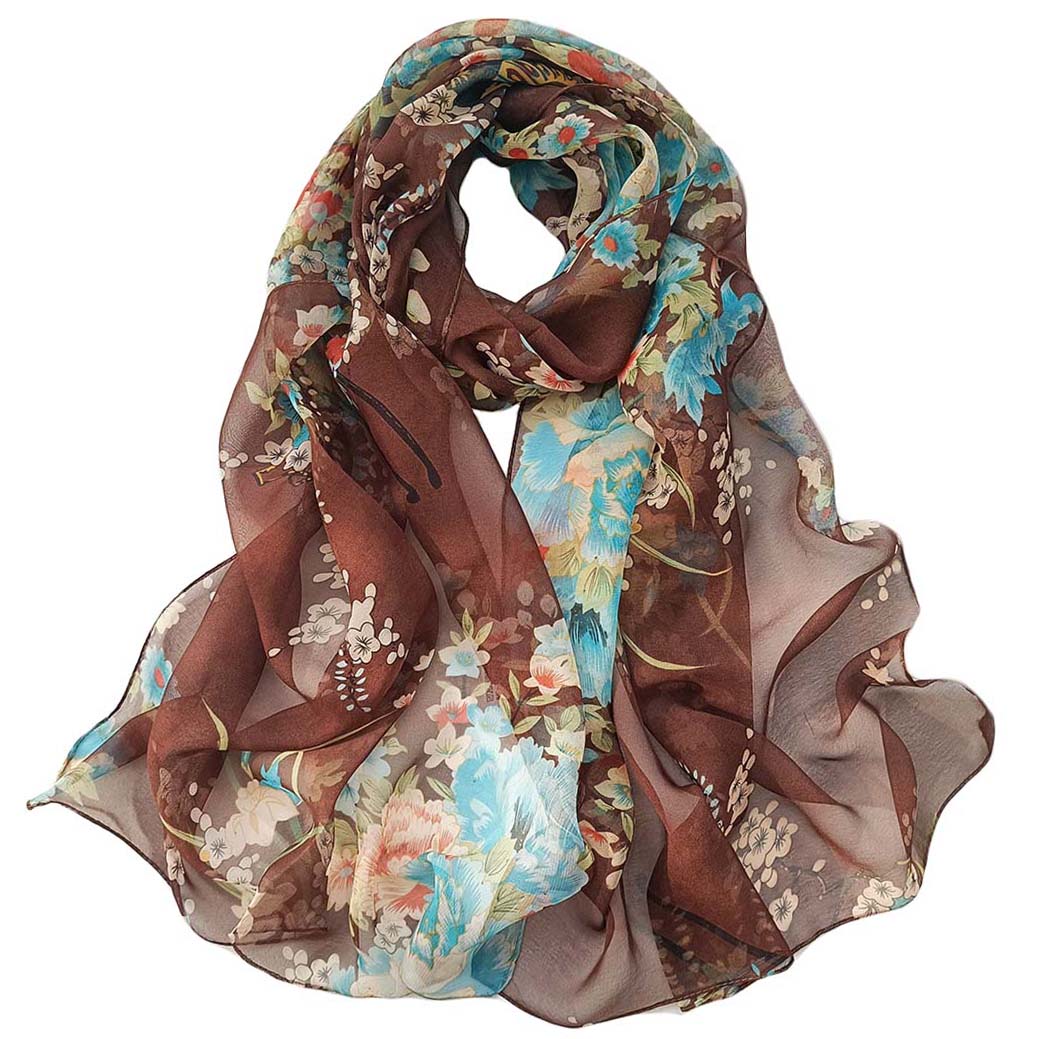 Baroque Ornament Silk Square