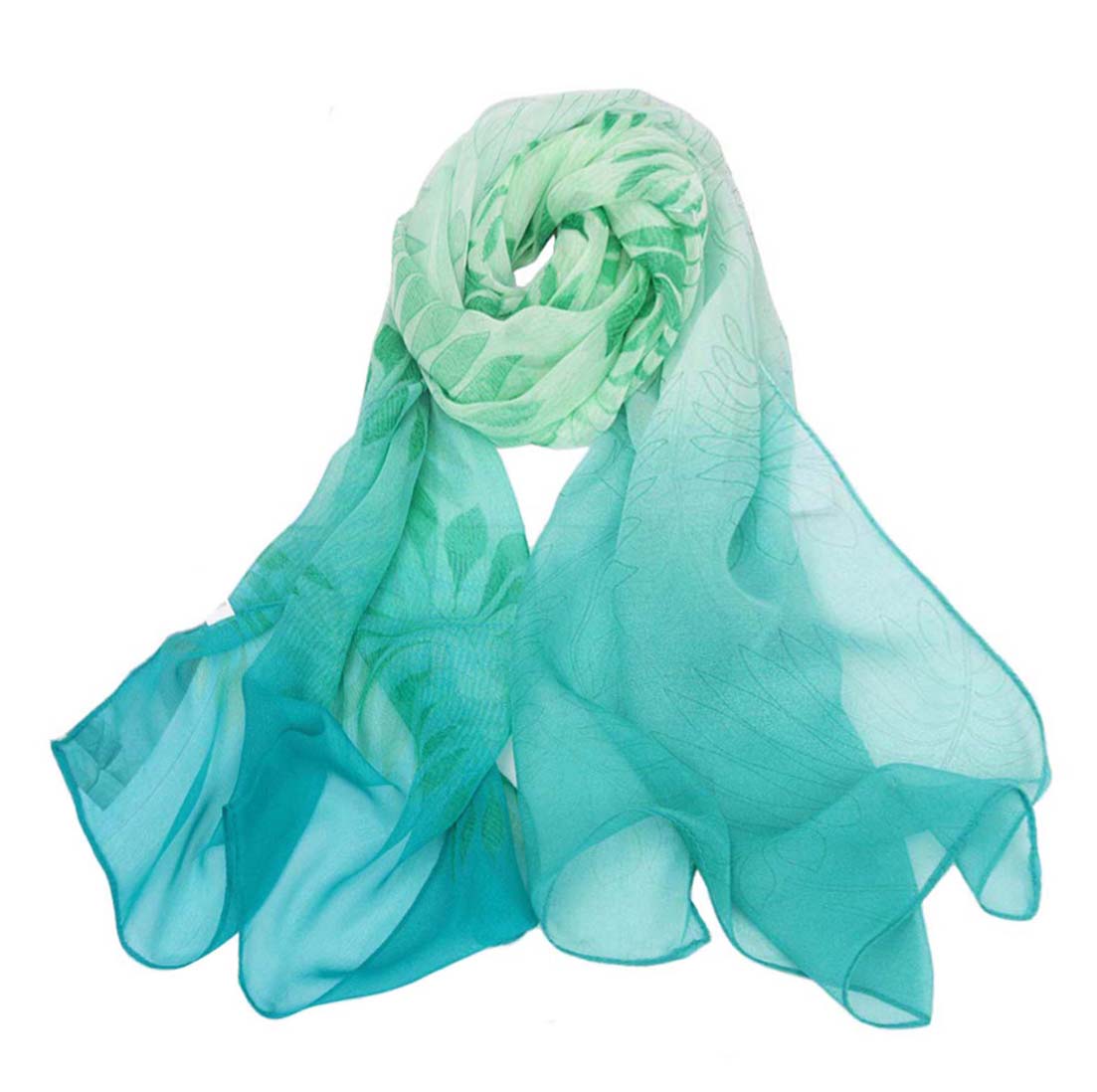 Mediterranean Blue Silk Square