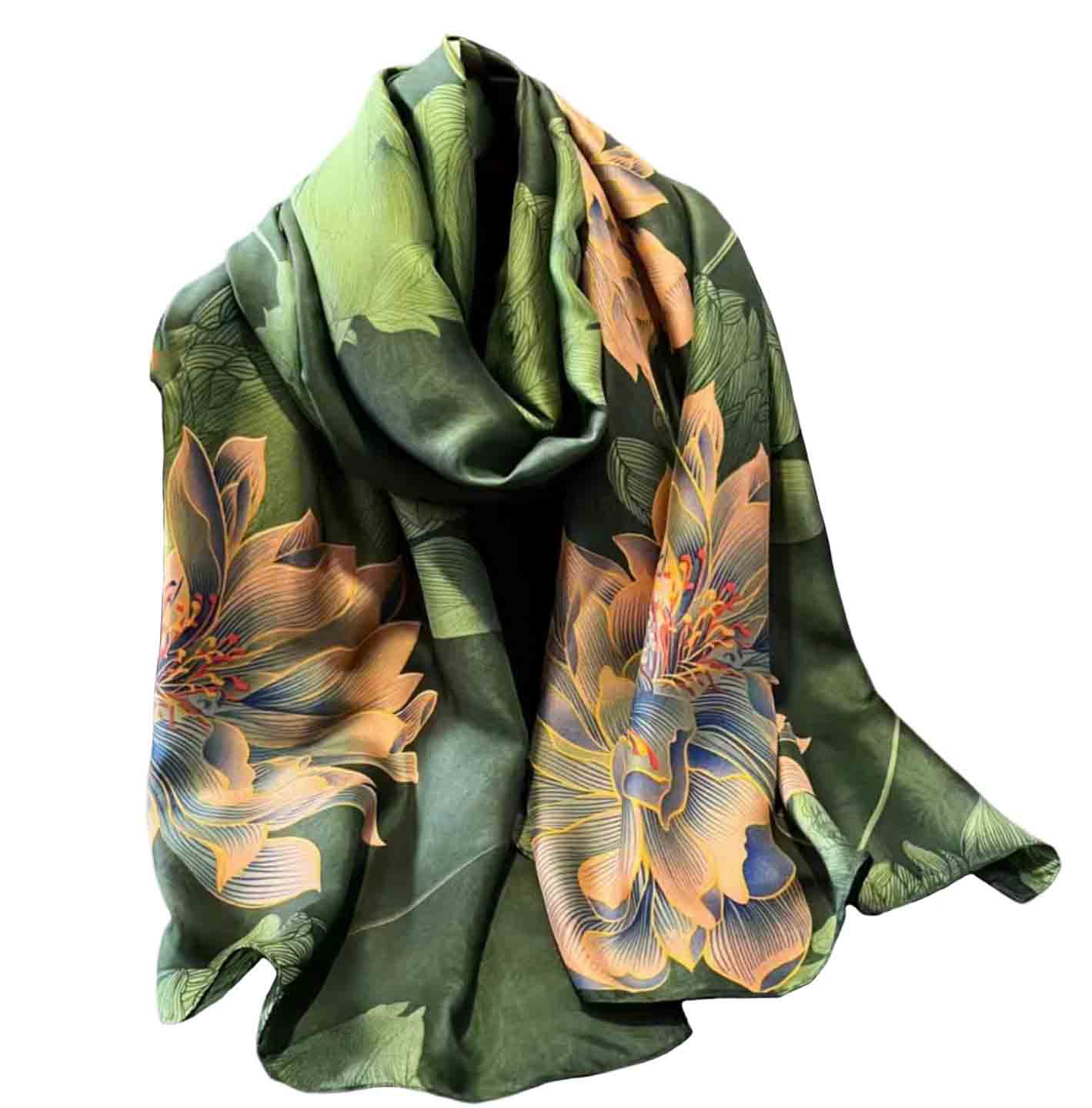 Silk Satin Versailles Stole
