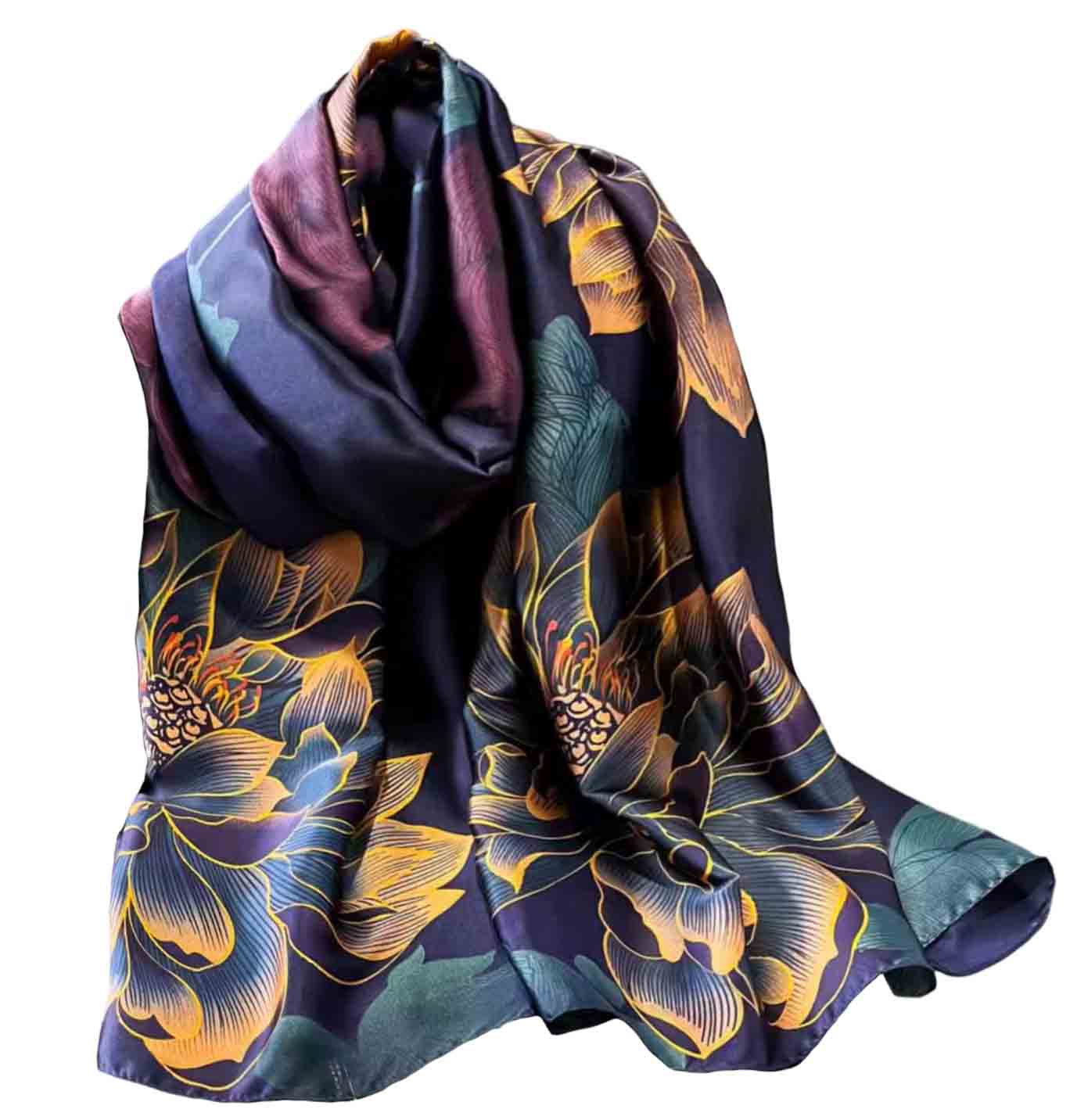 Noble Shine Silk Scarf