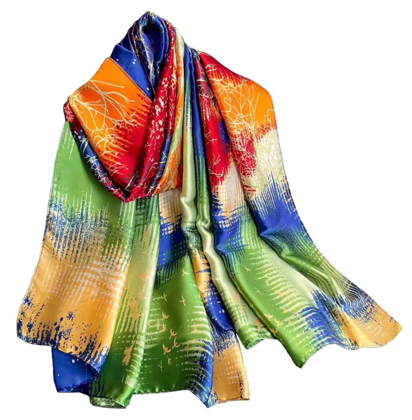 Grand Format Silk Shawl