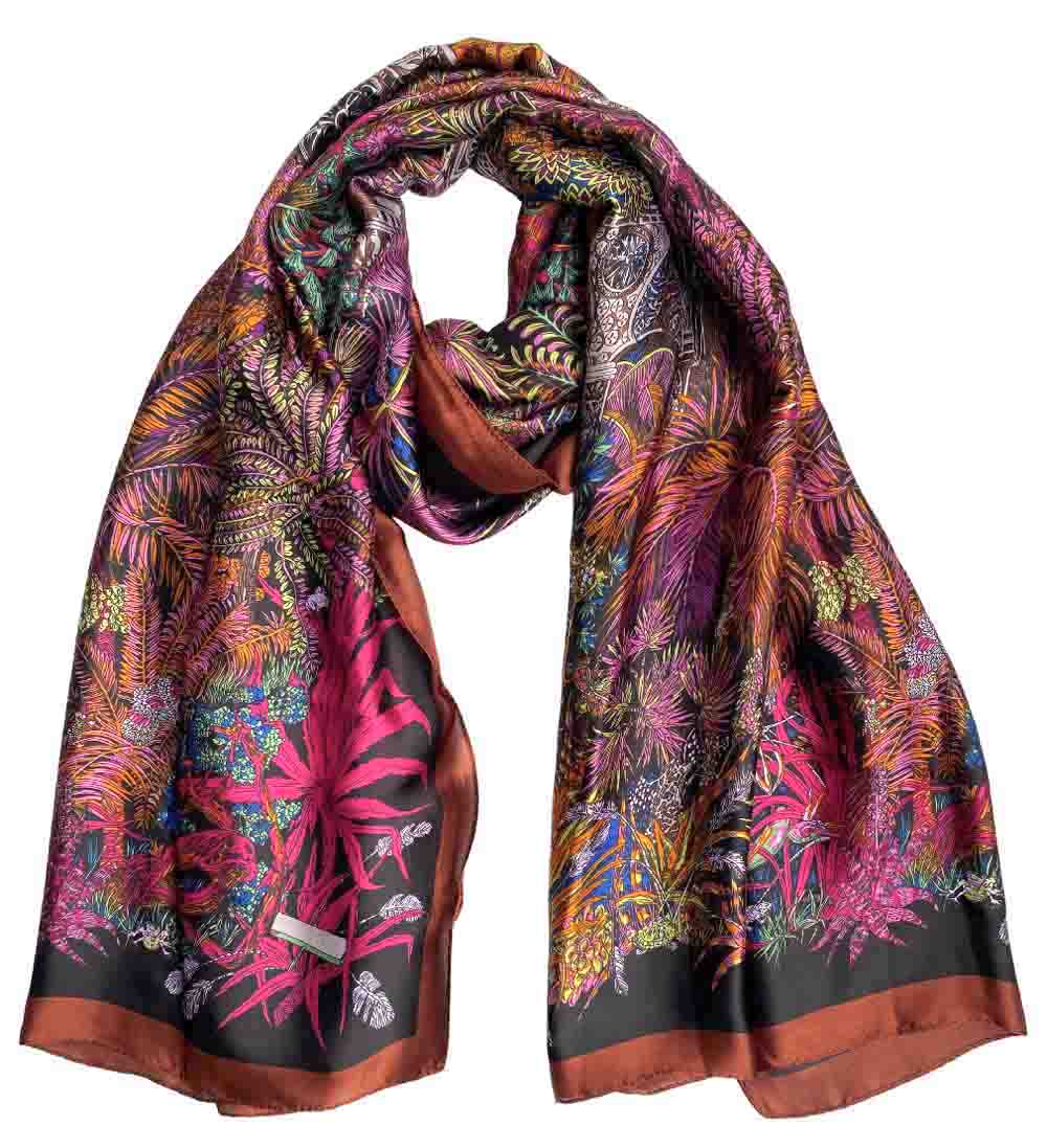 Silk Satin Evening Stole