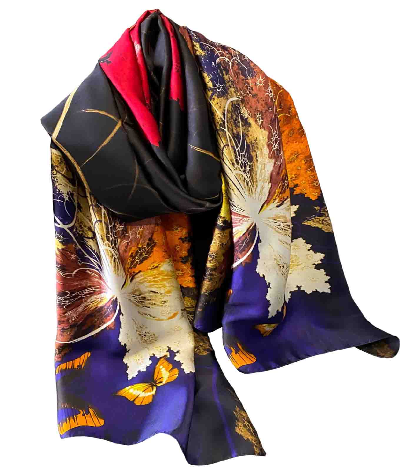 Copper Gleam Silk Stole