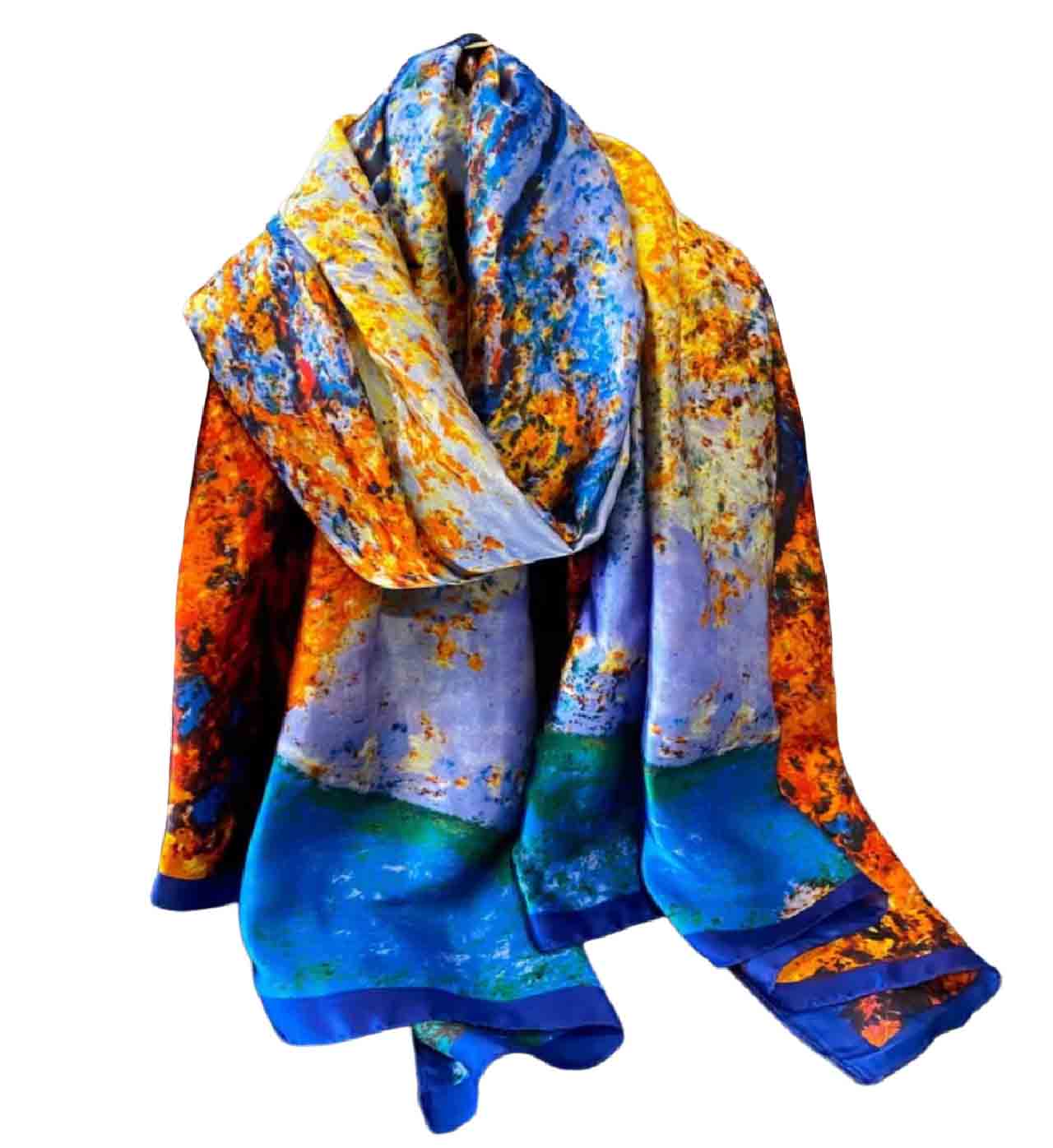 Poudre Rose Satin Scarf