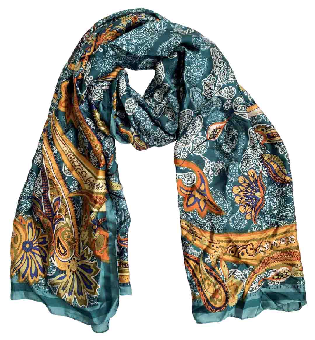 Burnished Silk Wrap Stole