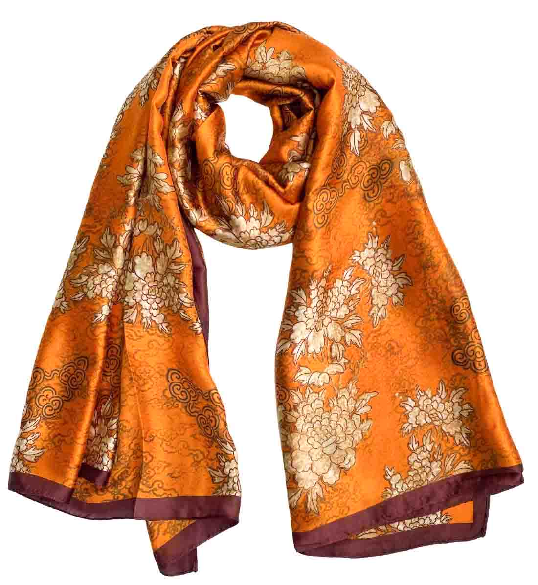 Silk Satin Phoenix Shawl