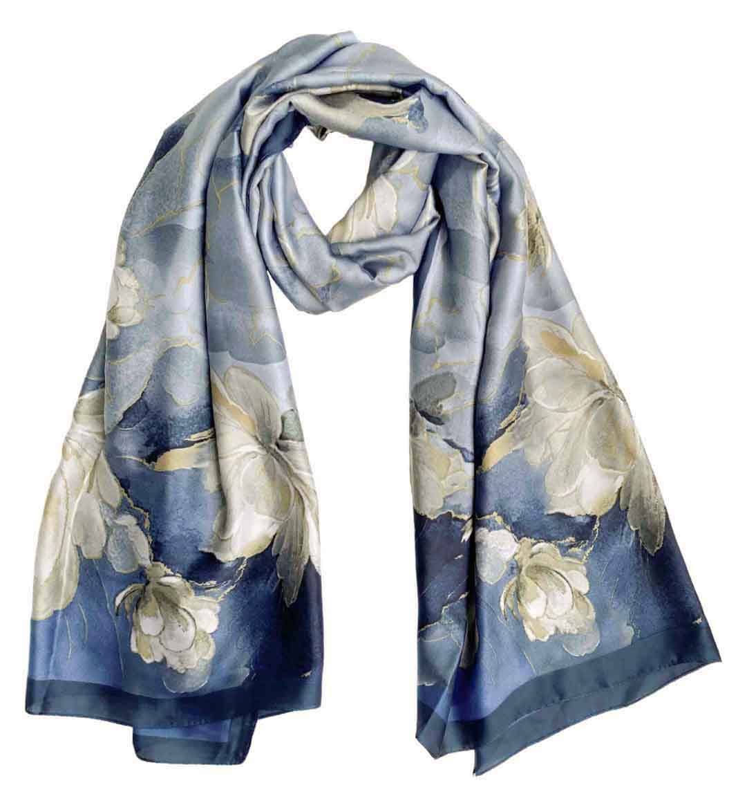 Iridescent Silk Oversized Wrap