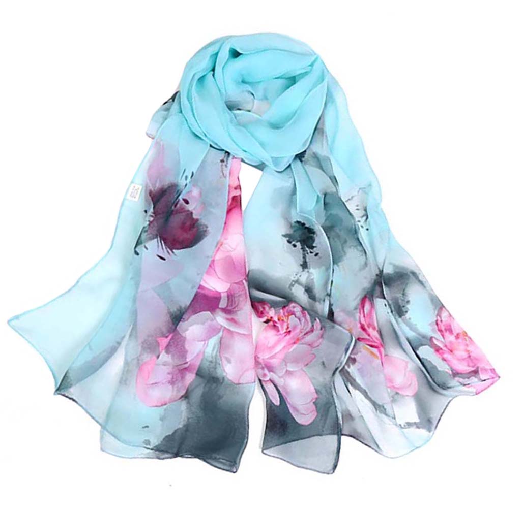 Silk Cashmere Blend Scarf